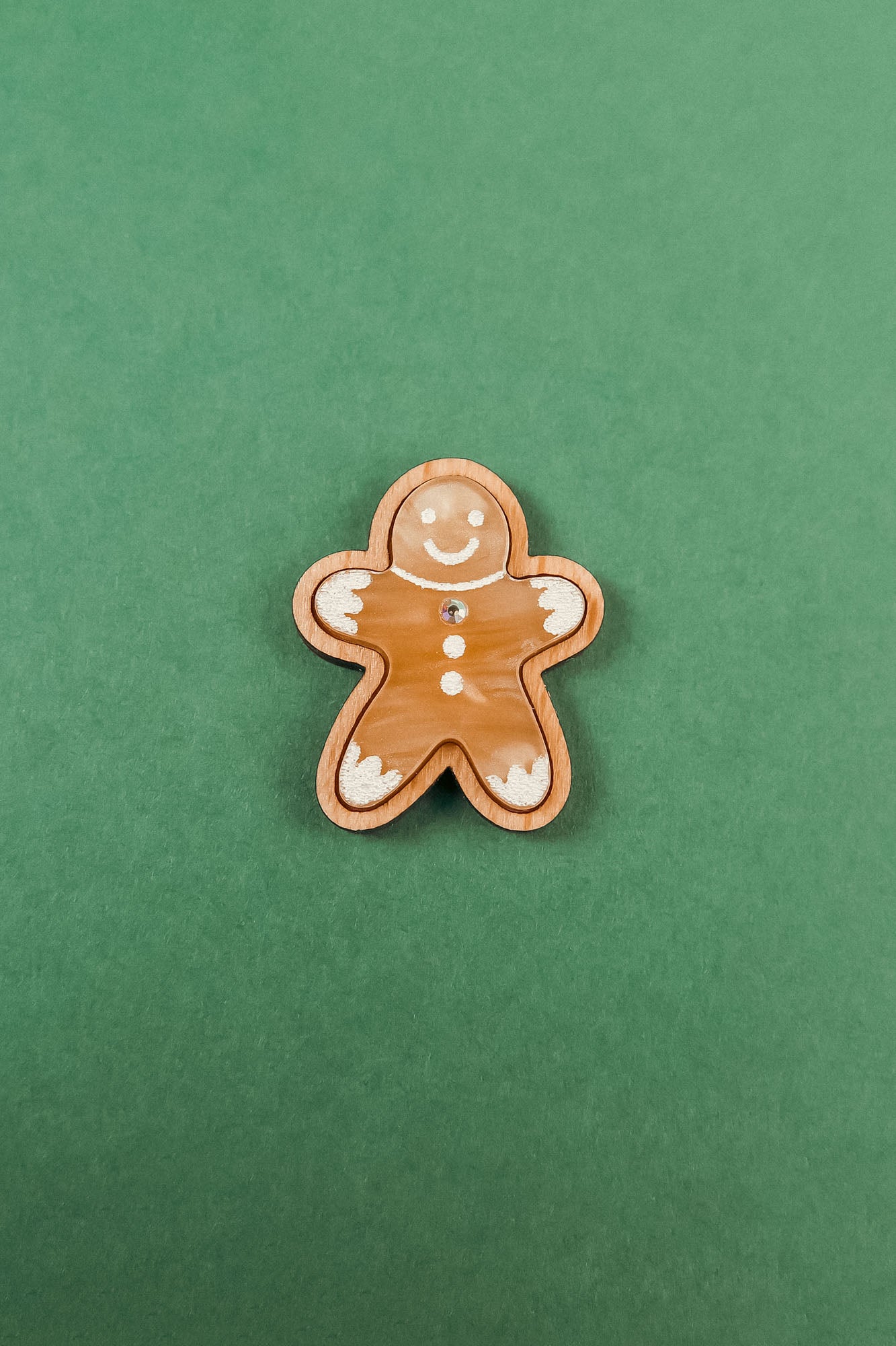 Gingerbread Man Pin - DORUZOVA